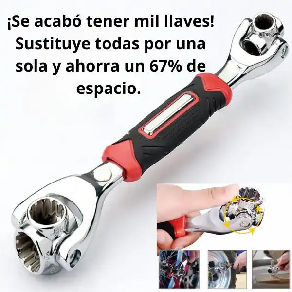 Llave Multifuncional 48 Funciones en 1 Fácil de Usar