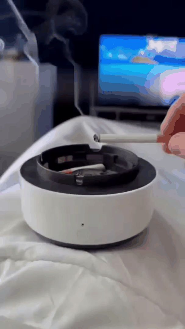 SmokeClean: Cenicero Eléctrico y Purificador De Aire