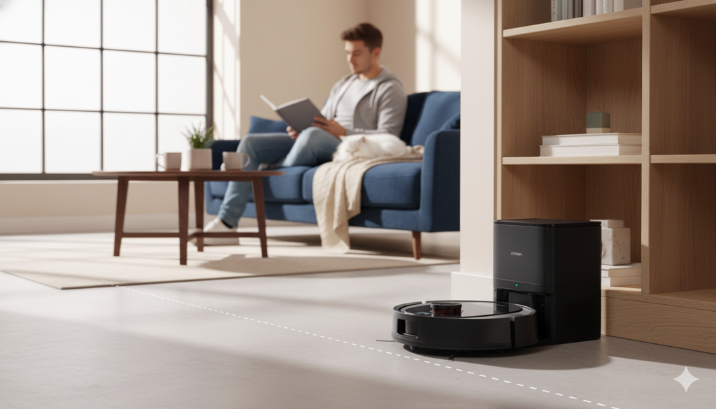 Robot aspirador inteligente™ +  💫 “Tu hogar limpio, tu mente en paz.” ENVIO GRATIS 🚚🚚