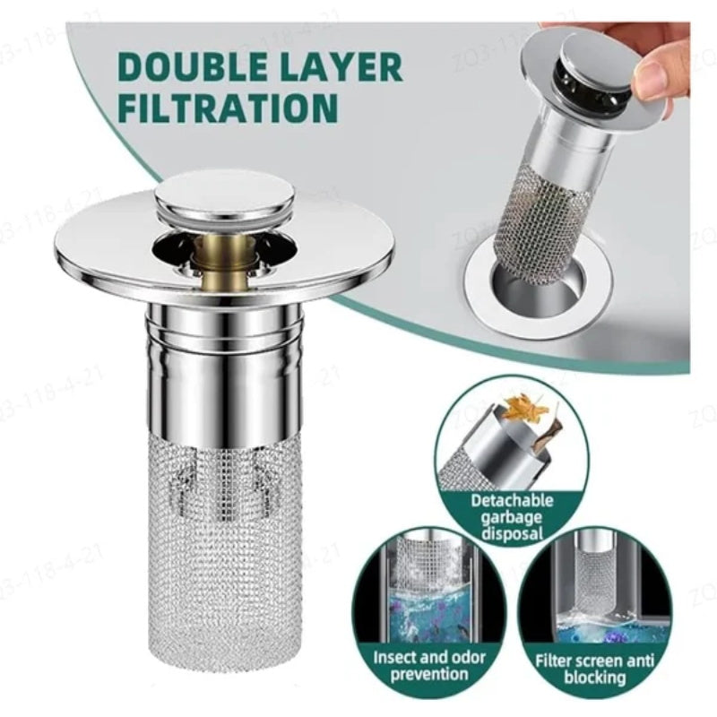 Tapón Filtro de Drenaje para Baño 🧼 + Envío Gratis
